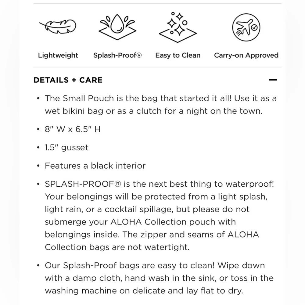 Aloha small pouch - Picture 4 of 4